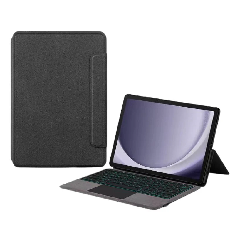 [With Backlit] Samsung Galaxy Tab A9 & A11 8.7" - PU Leather Flip Cover Smart Bluetooth Touch Keyboard Case