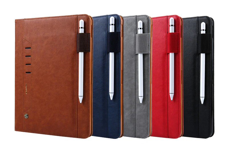 [With Card Slot] Apple iPad Air 4/5 10.9'' 4/5th Gen (2020/2022) Premium Minimalist Flip Leather Wallet Case - Image 10