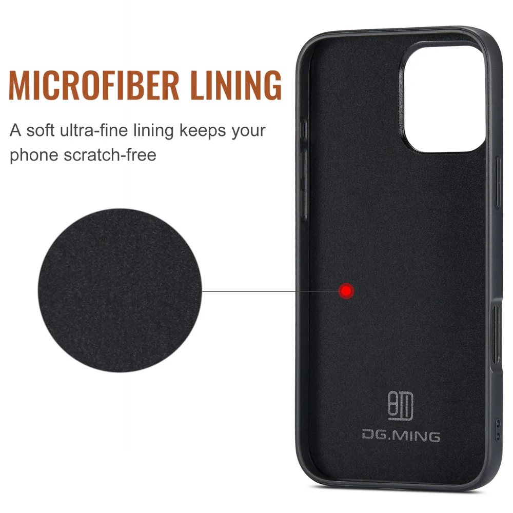 [With Card Slot] Apple iPhone 16/Plus/Pro/Max - 2 in 1 Detachable Leather Wallet Case - Image 17