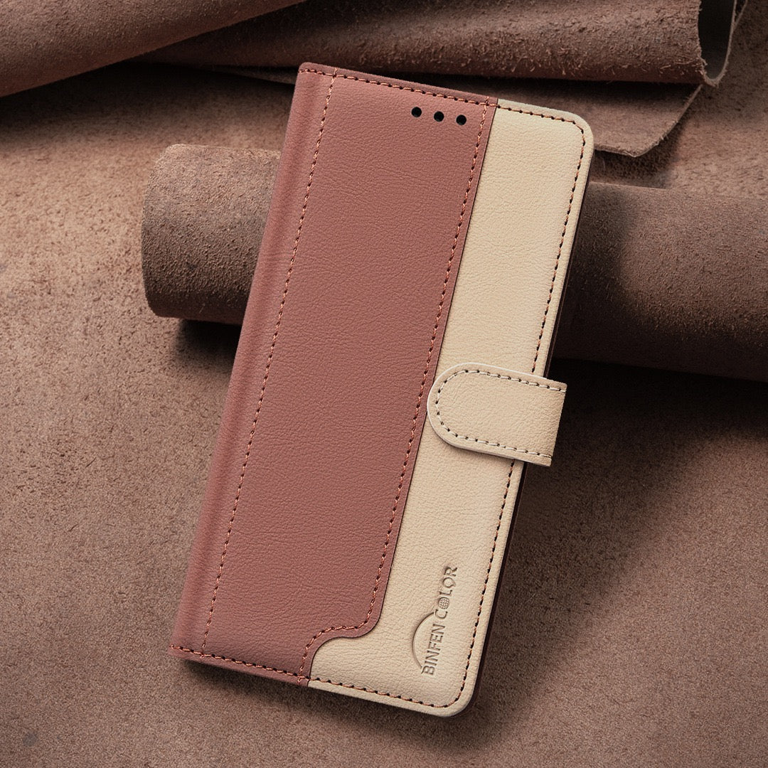 [With Card Slot] Google Pixel 9 & Pro & 9A Full-Body Splicing Flip Cover Anti-Skimming Protective Case - Image 6