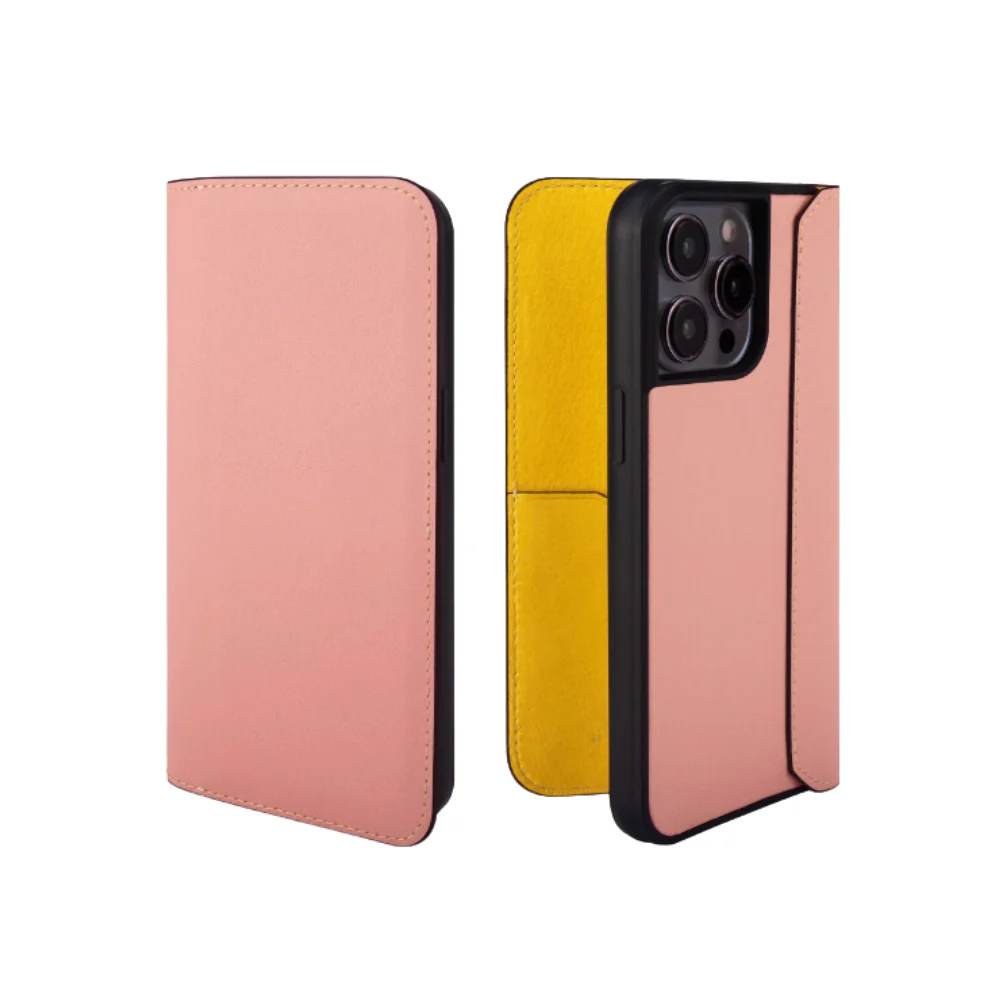 [With Card Slot] Apple iPhone 16e & 17e - HANATORA Business Drop Proof Genuine Leather Flip Wallet Series Case - Image 3