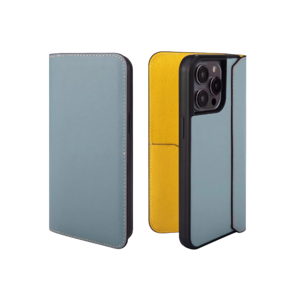 [With Card Slot] Apple iPhone 16e & 17e - HANATORA Business Drop Proof Genuine Leather Flip Wallet Series Case - Image 6