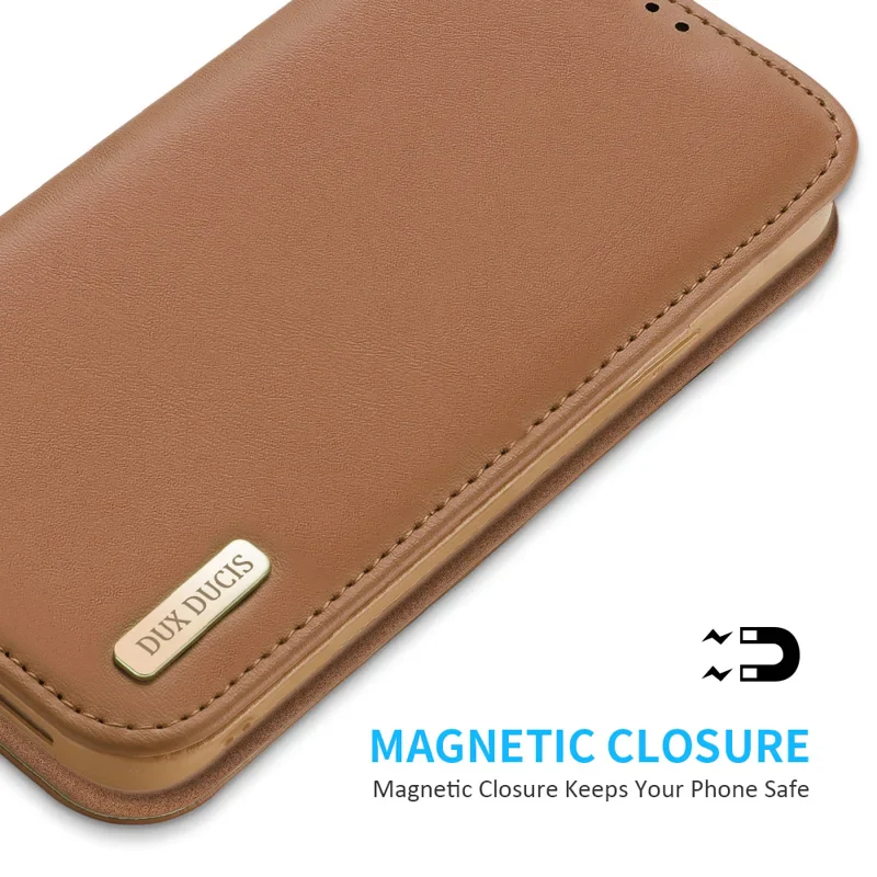 [With Card Slot] Apple iPhone 16e & 17e Multi-functional Genuine Leather Flip Cover Case - Image 7