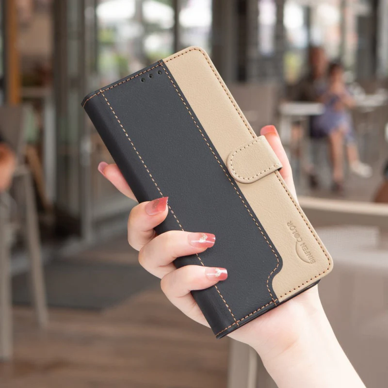 [With Card Slot] Google Pixel 9 & Pro & 9A Full-Body Splicing Flip Cover Anti-Skimming Protective Case - Image 11