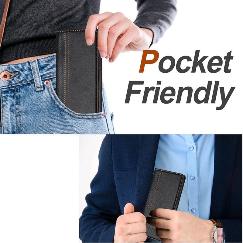 [With Card Slot] Google Pixel 9 & Pro - Business Faux Leather Flip Wallet Series Case - Image 5