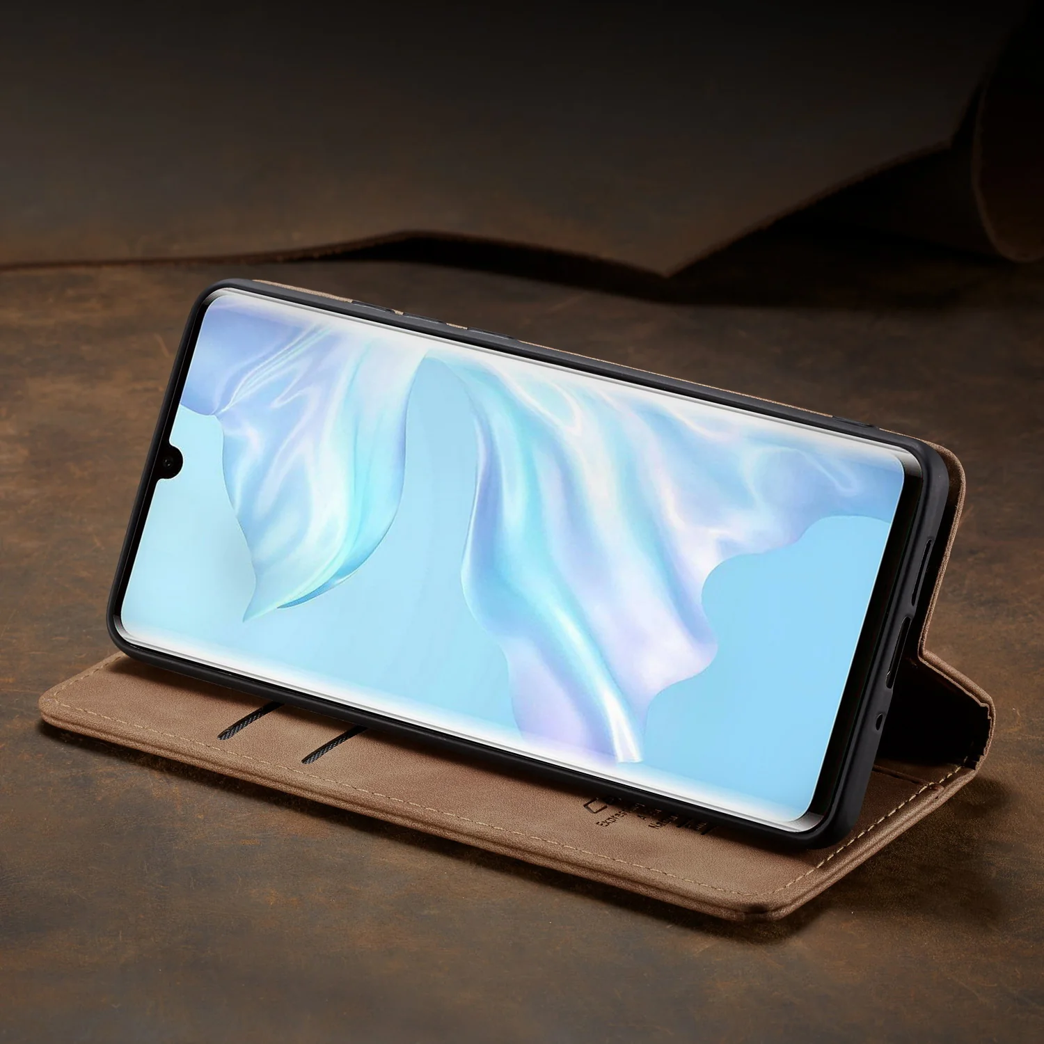[With Card Slot] Huawei Mate 30/Pro Multi-Functional Leather Flip Shockproof Wallet Case - Image 13
