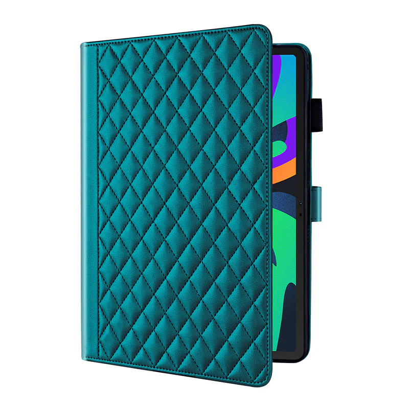 [With Card Slot] Lenovo Tab M10 Plus (3rd Gen) 10.6" inch 2022 - Diamond-patterned PU Leather Stand Case - Image 6