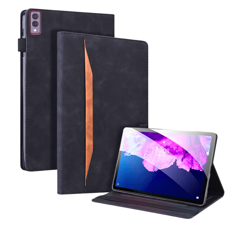 [With Card Slot] Lenovo Idea Tab 11” 2025 (TB336FU/TB336ZU) Matte Color-Block Leather Case - Image 10