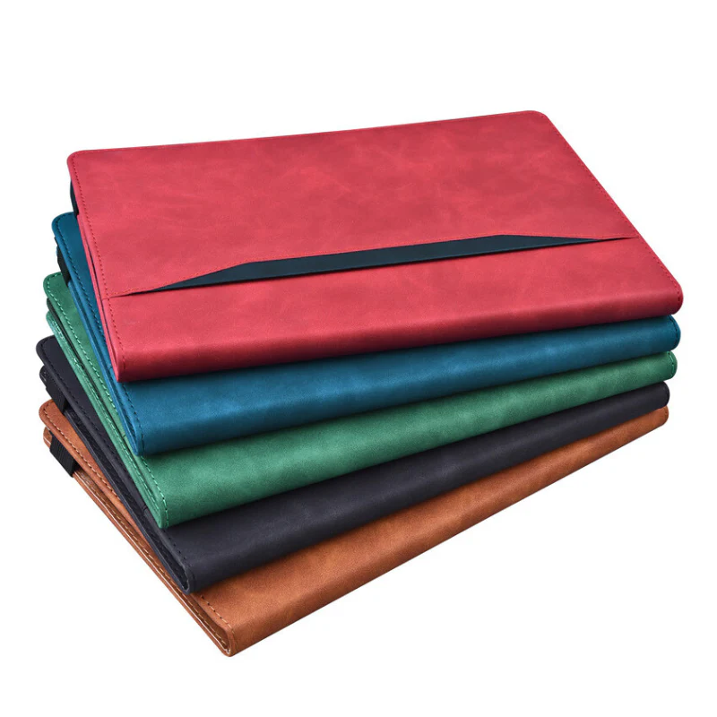 [With Card Slot] Lenovo Idea Tab 11” 2025 (TB336FU/TB336ZU) Matte Color-Block Leather Case - Image 4