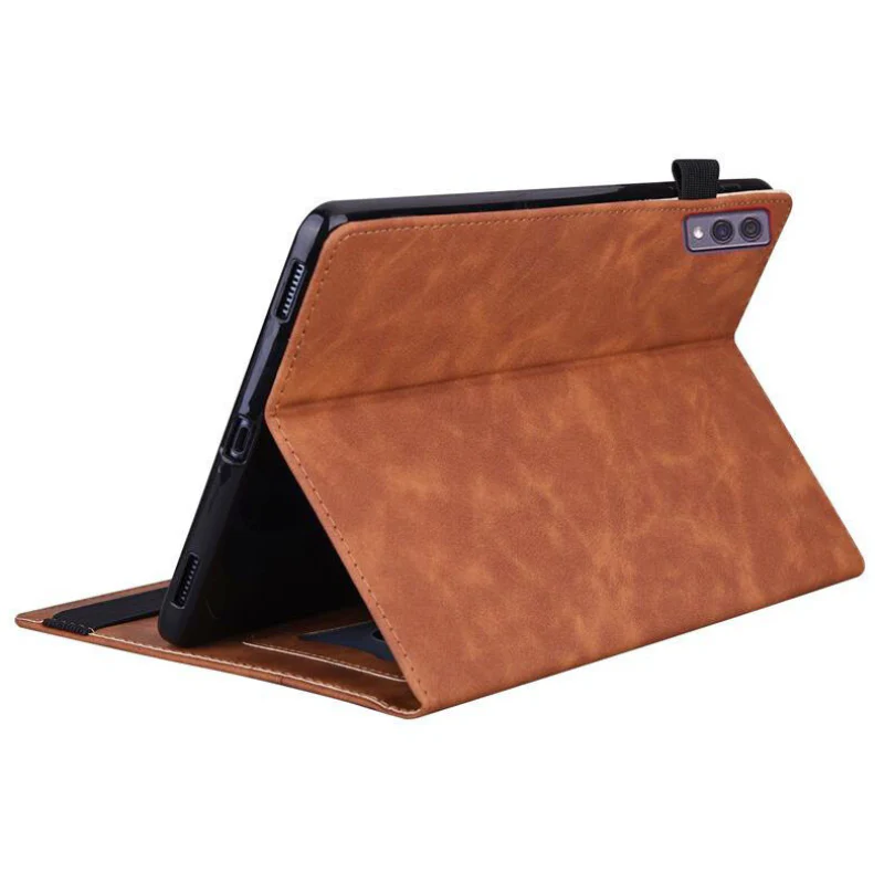 [With Card Slot] Lenovo Idea Tab 11” 2025 (TB336FU/TB336ZU) Matte Color-Block Leather Case - Image 5