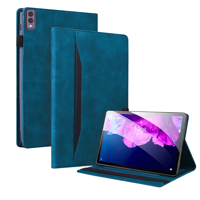 [With Card Slot] Lenovo Idea Tab 11” 2025 (TB336FU/TB336ZU) Matte Color-Block Leather Case - Image 7