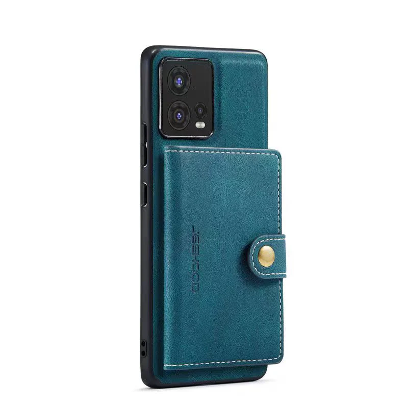 [With Card Slot] Motorola Moto Edge 30 Fusion Detachable Card Holder Leather Shockproof Wallet Series Case - Image 13