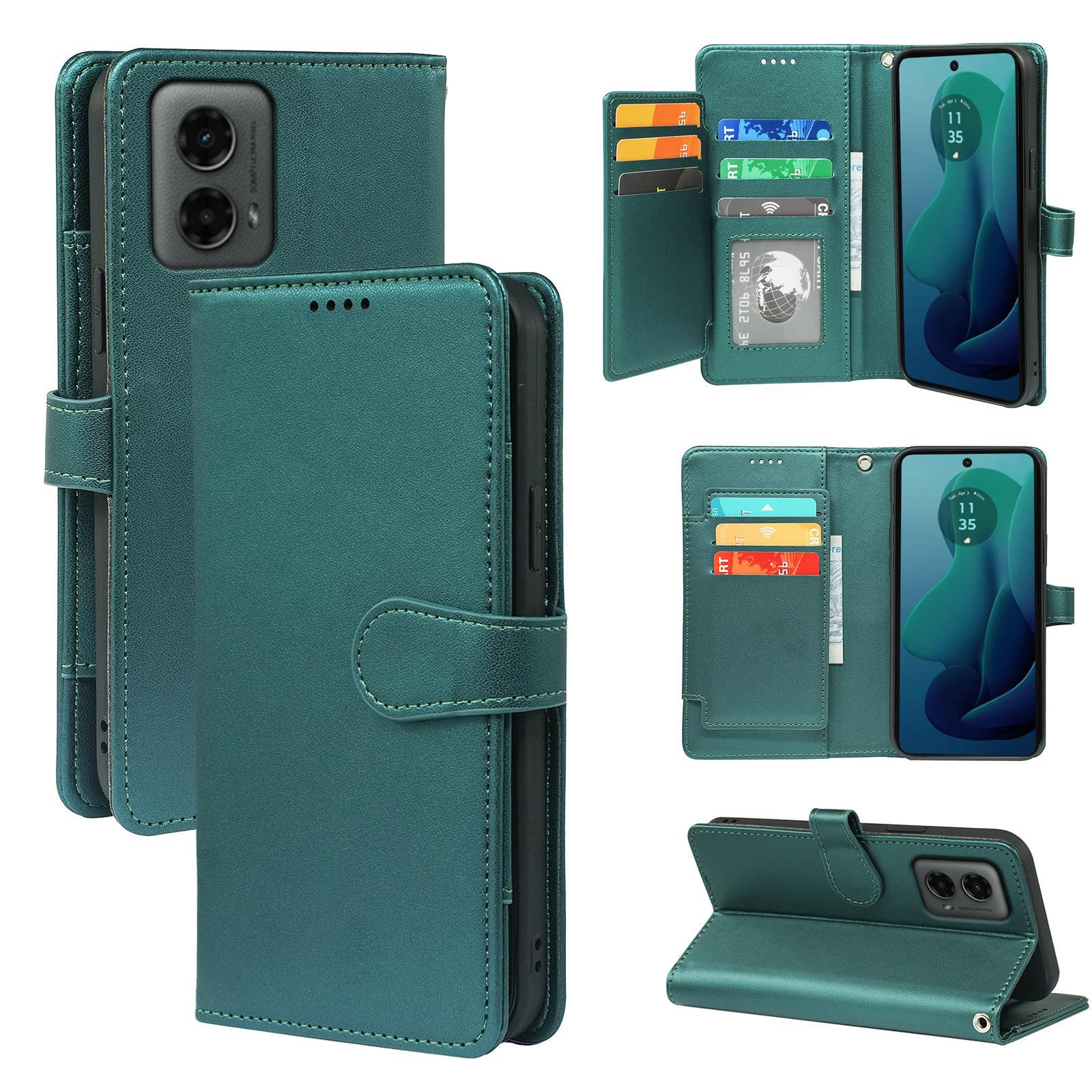 [With Card Slot] Motorola Moto G05/E15 Multi Functional Leather Buckle Flap Wallet Series Case - Image 7