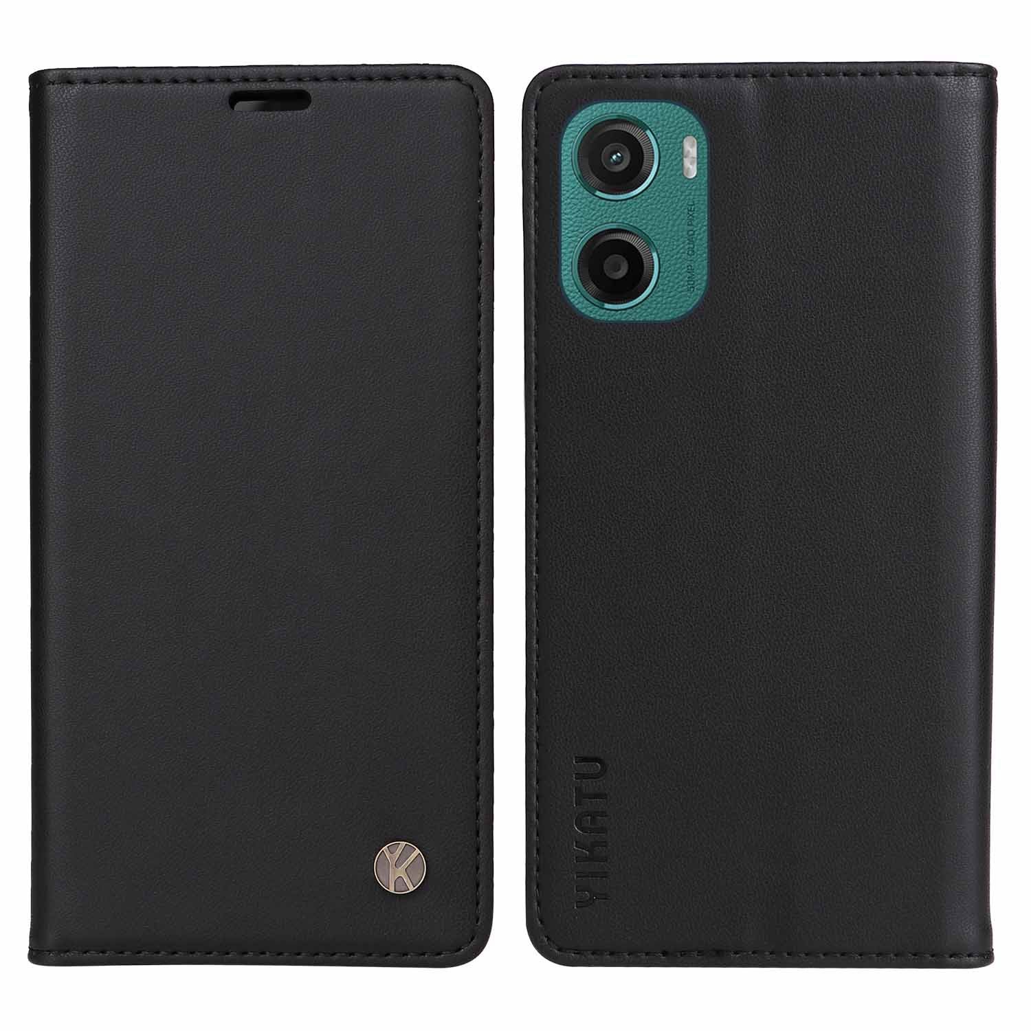 [With Card Slot] Motorola Moto G06 - Shockproof Magnetic Flip Wallet Case - Image 10
