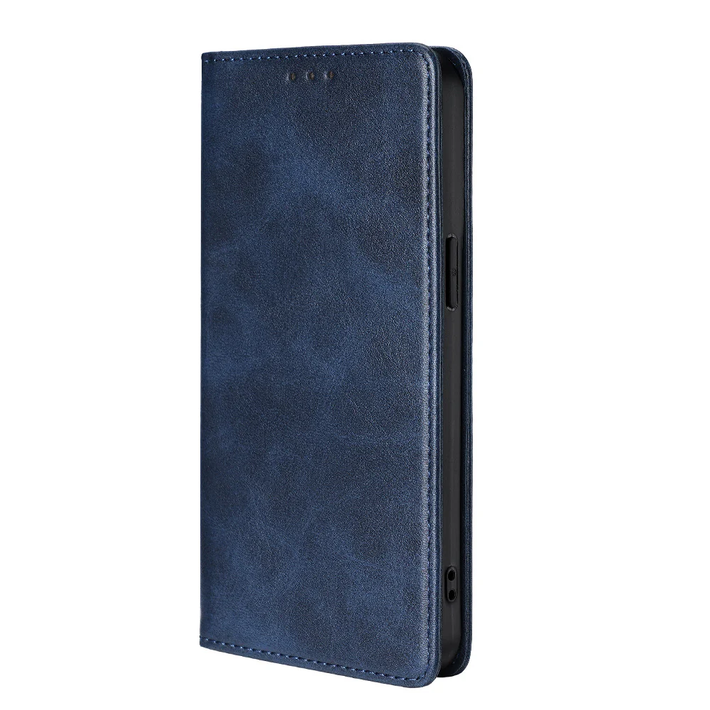 [With Card Slot] Motorola Moto G55 Premium Leather Business Flip Cover Shockproof Wallet Case - Image 4