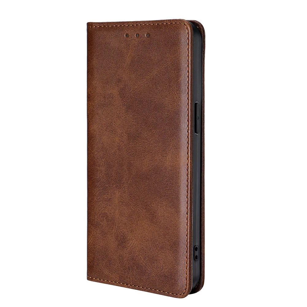 [With Card Slot] Motorola Moto G55 Premium Leather Business Flip Cover Shockproof Wallet Case - Image 6