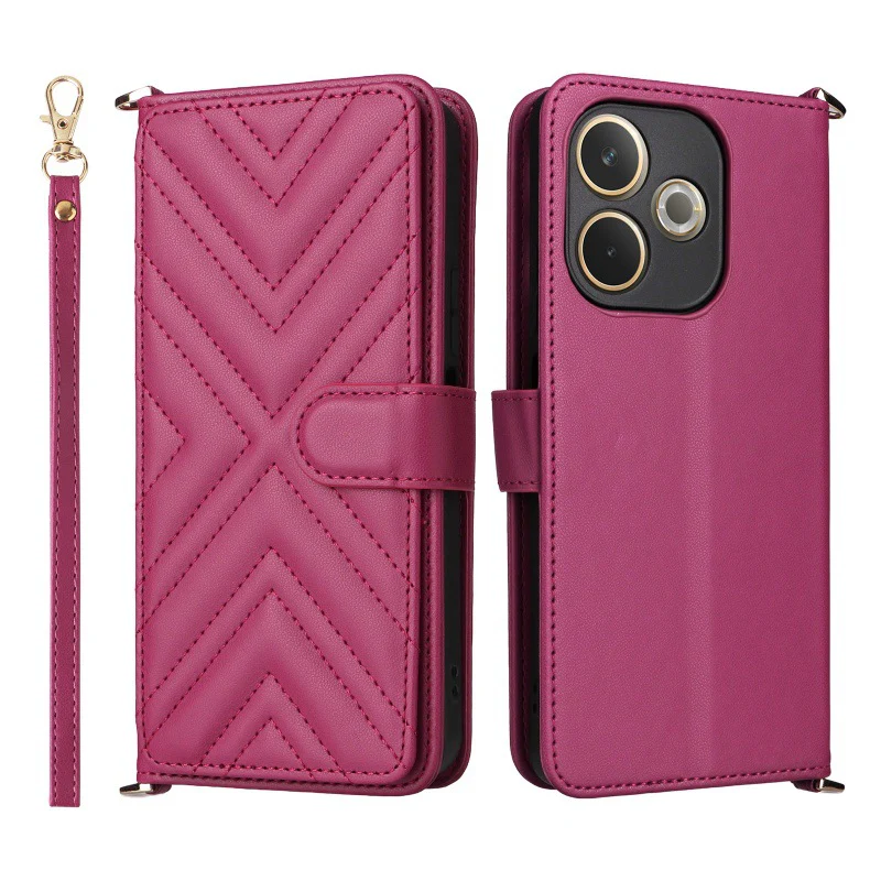 [With Card Slot] OPPO A5 Pro 5G (CPH2695) Multi-functional Leather Wallet Series Case - Image 5