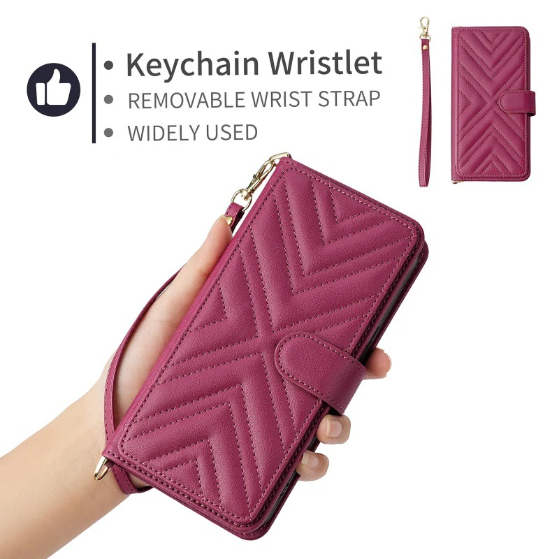 [With Card Slot] OPPO A5 Pro 5G (CPH2695) Multi-functional Leather Wallet Series Case - Image 7