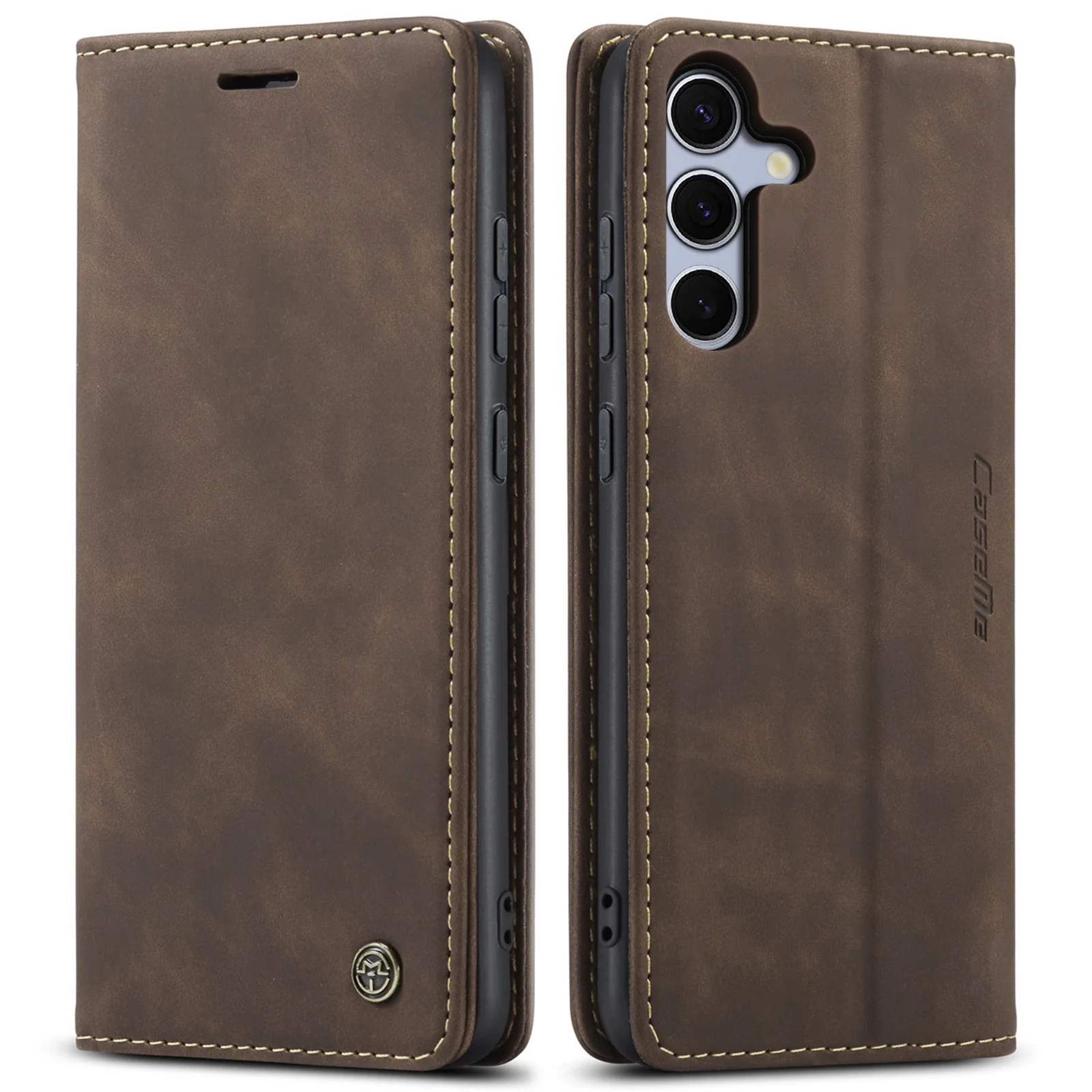 [With Card Slot] Samsung Galaxy A16 5G (SM-A166) - Business Premium Leather Shockproof Wallet Series Case - Image 9