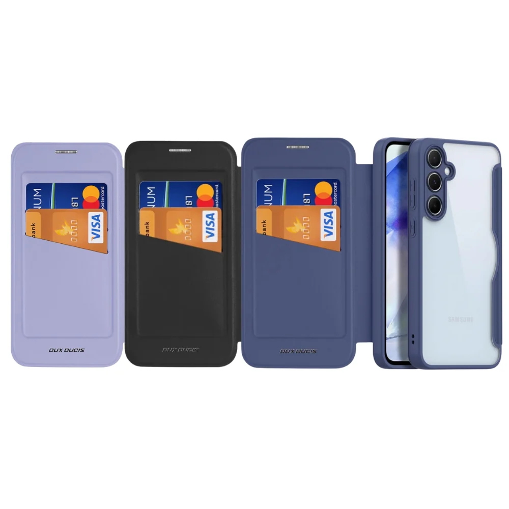 [With Card Slot] Samsung Galaxy A56 (SM-A566) - Flip Wallet Series Case With RFID Anti-skimming Material - Image 3