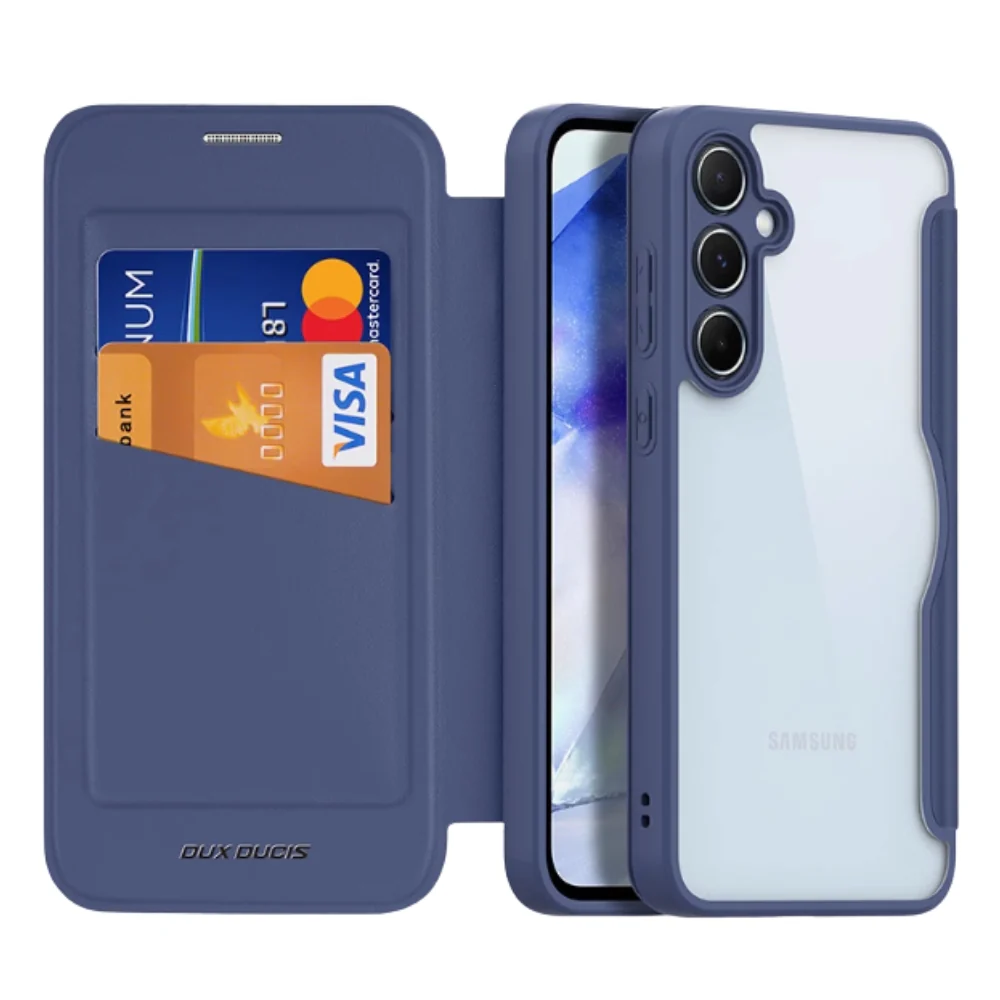 [With Card Slot] Samsung Galaxy A56 (SM-A566) - Flip Wallet Series Case With RFID Anti-skimming Material - Image 4