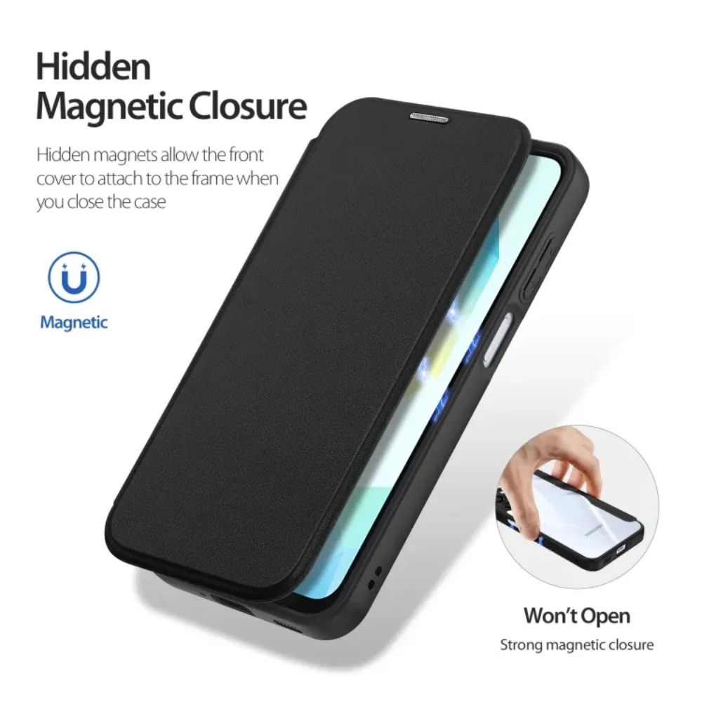 [With Card Slot] Samsung Galaxy A56 (SM-A566) - Flip Wallet Series Case With RFID Anti-skimming Material - Image 5