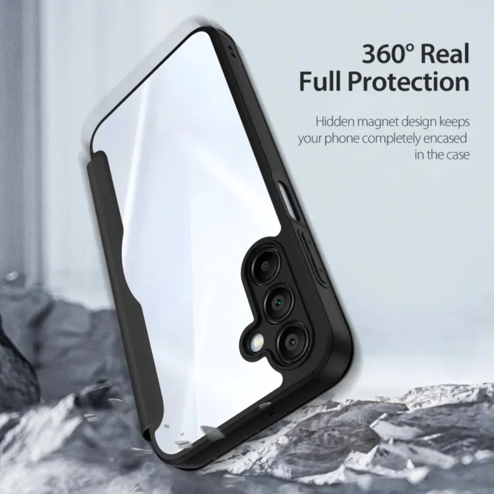 [With Card Slot] Samsung Galaxy A56 (SM-A566) - Flip Wallet Series Case With RFID Anti-skimming Material - Image 8