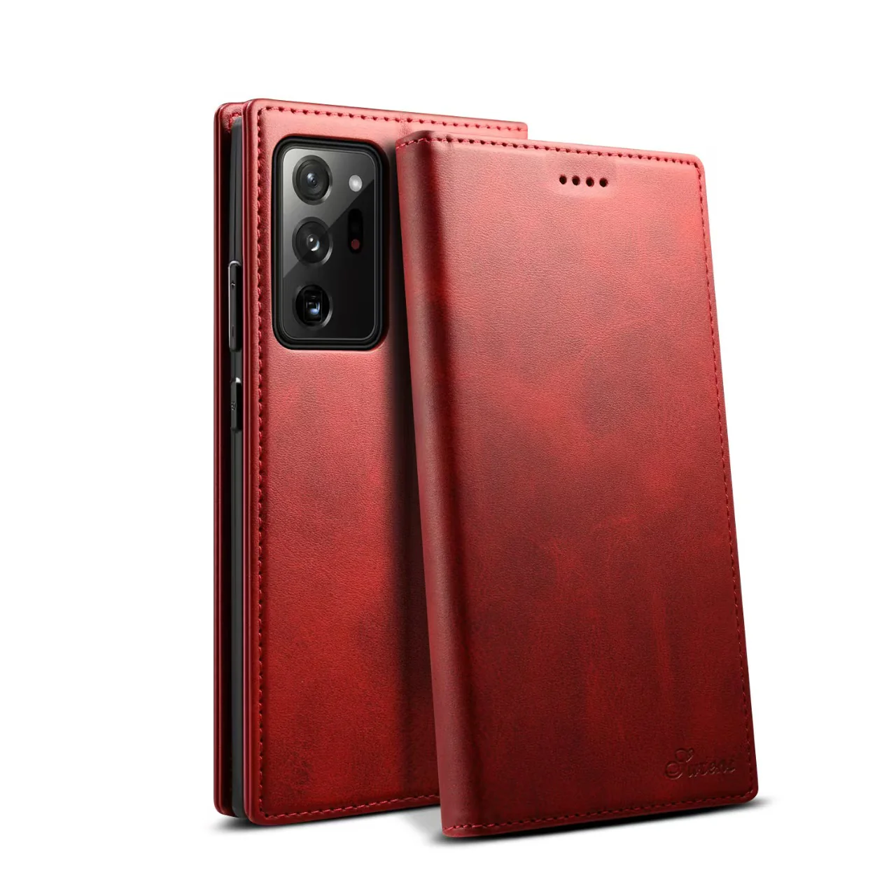 [With Card Slot] Samsung Galaxy S23/Plus/Ultra Premium Leather Flip Shockproof Wallet Series Case - Image 7