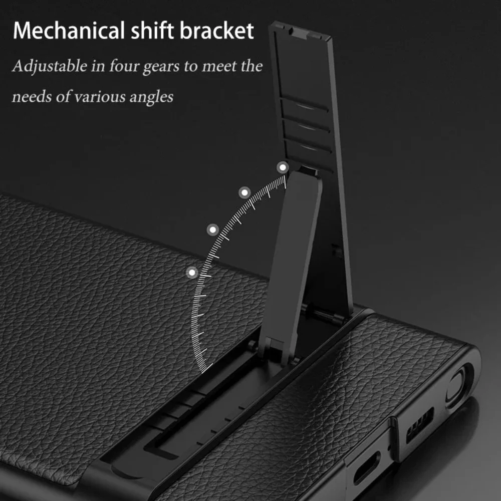 [With Card Slot] Samsung Galaxy S24 Ultra(SM-S928) - Folding Stand Card Holder Phone Case - Image 7