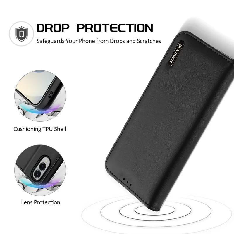 [With Card Slot] Samsung Galaxy S25 Edge (SM-S937) Multi-functional Genuine Leather Flip Cover Case - Image 6