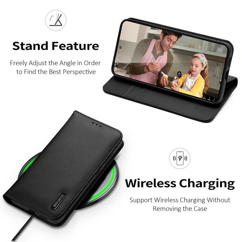 [With Card Slot] Samsung Galaxy S25 Edge (SM-S937) Multi-functional Genuine Leather Flip Cover Case - Image 8