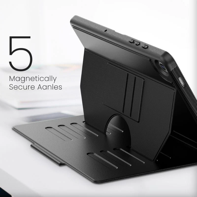 [With Card Slot] Samsung Galaxy Tab A9 Plus 11" 2023 (SM-X210 / X215 / X216) - Business Magnetic PU Leather Cover Case - Image 8