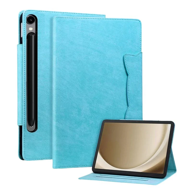 [With Card Slot] Samsung Galaxy Tab A11 & A11 Plus (2025) - Business Full Covered PU Leather Flip Case With Magnetic Clasp - Image 2