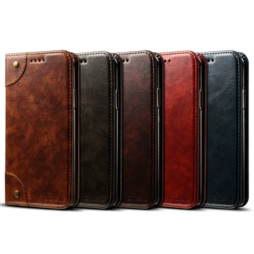 [With Card Slot] Apple iPhone 16e/16/Plus/Pro/Max - PU Leather Flip Wallet Stand Series Case - Image 2