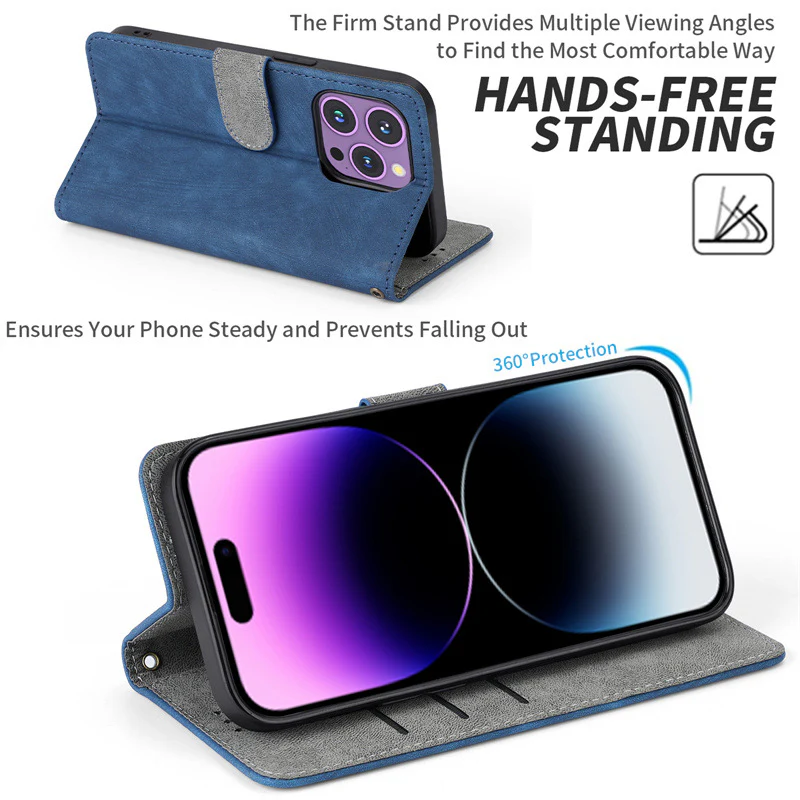 [With Card Slot][With Hand Strap] HMD Pulse/Pro/+ PU Leather Shockproof Wallet Series Case - Image 7