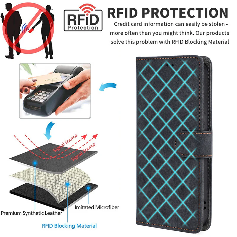 [With Card Slot][With Hand Strap] HMD Pulse/Pro/+ PU Leather Shockproof Wallet Series Case - Image 9