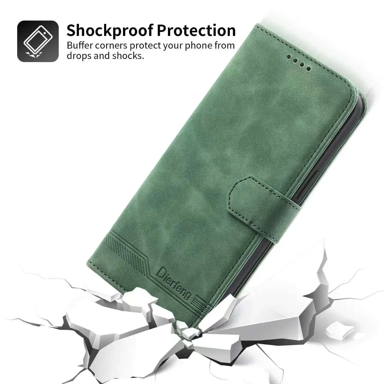 [With Card Slot][With Lanyard] Motorola Moto G22 4G Flip Premium Leather Shockproof Wallet Series Case - Image 5