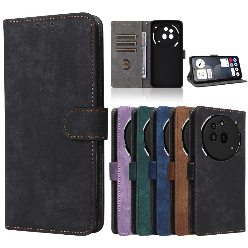 [With Card Slot][With Lanyard] Nothing Phone (3a)/Pro/(3a) Lite - Multi Functional Buckle Flap Wallet Series Case - Image 14