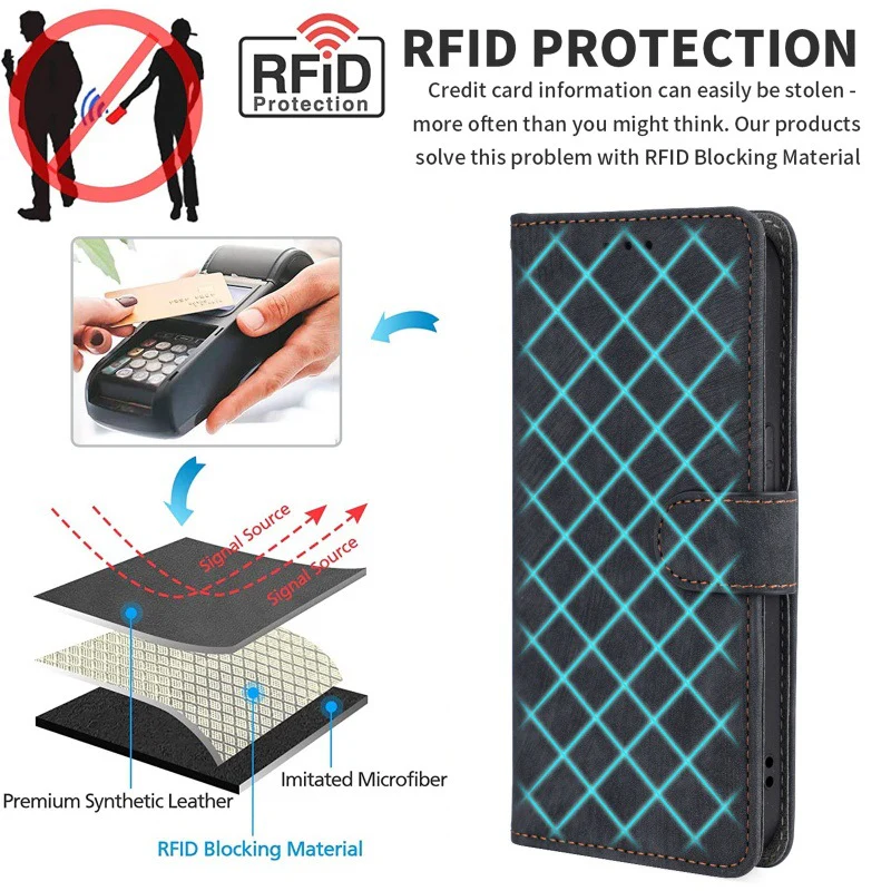 [With Card Slot][With Lanyard] Nothing Phone (3a)/Pro/(3a) Lite - Multi Functional Buckle Flap Wallet Series Case - Image 8