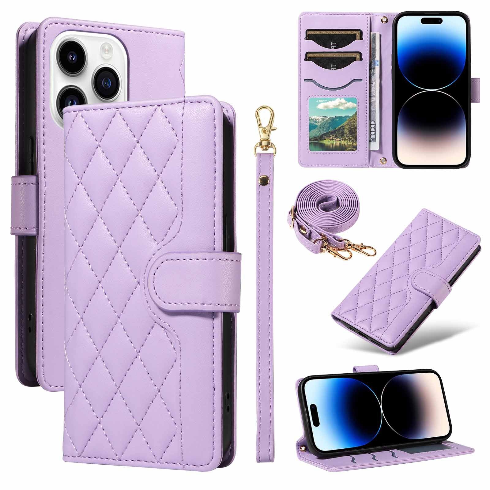 [With Card Slot][With Short Lanyard] Motorola Moto Edge 50/Ultra/Neo Minimalist Leather Wallet Series Case