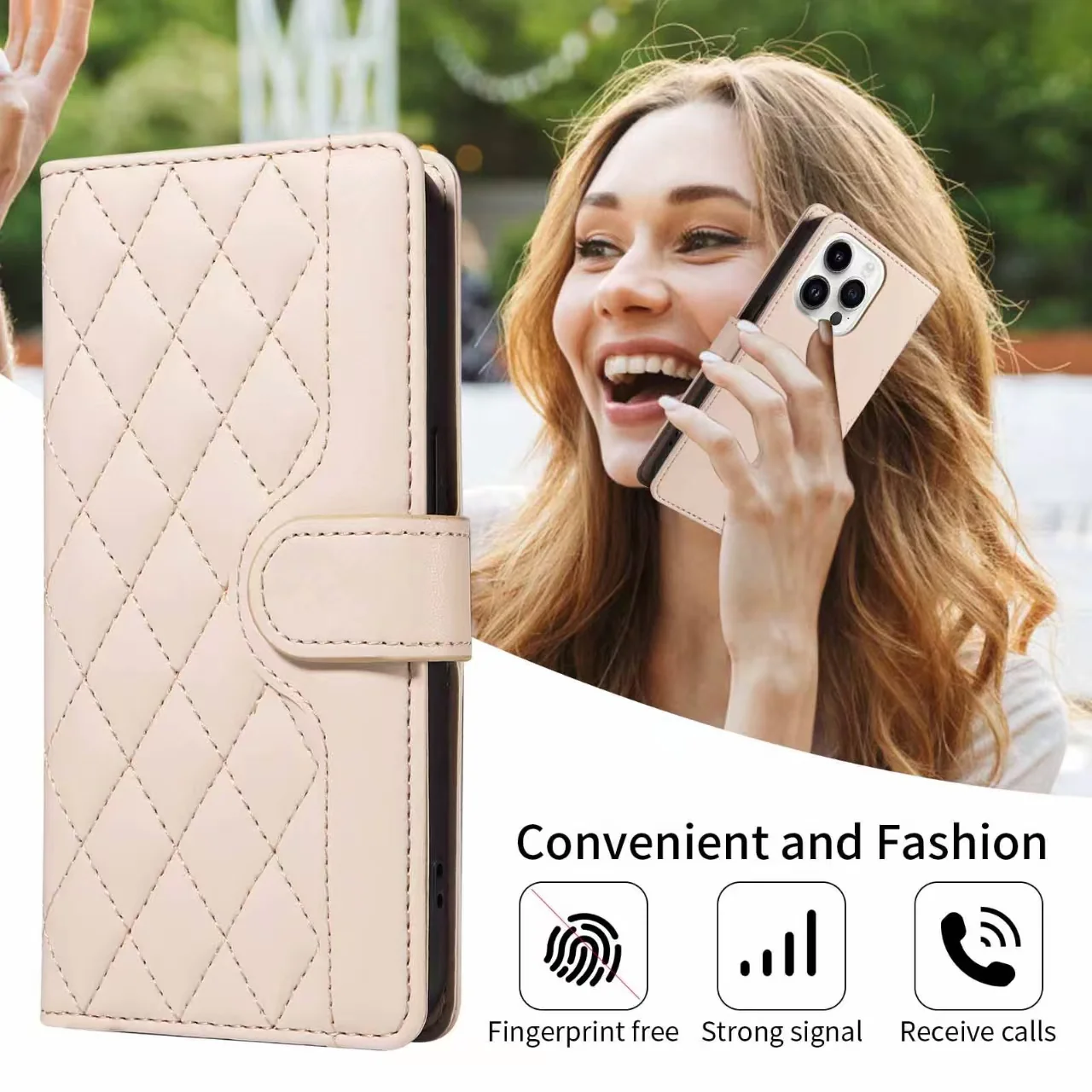 [With Card Slot][With Short Lanyard] Motorola Moto E32/S Minimalist Leather Wallet Series Case - Image 25