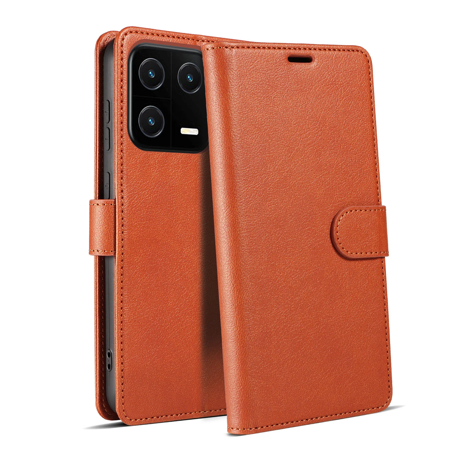 [With Card Slot] Xiaomi Mi 14/T/Pro/T Pro Premium Leather Kickstand Shockproof Wallet Series Case - Image 14
