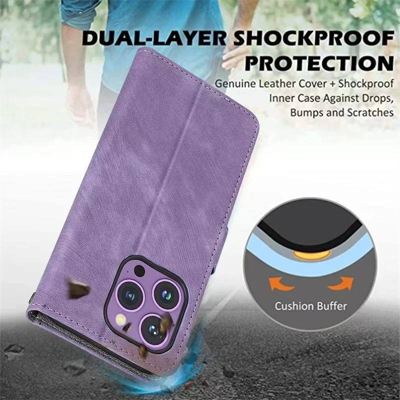 [With Card Slot] ZTE Nubia Z60 Ultra Minimalist Leather Wallet Series Case - Image 2