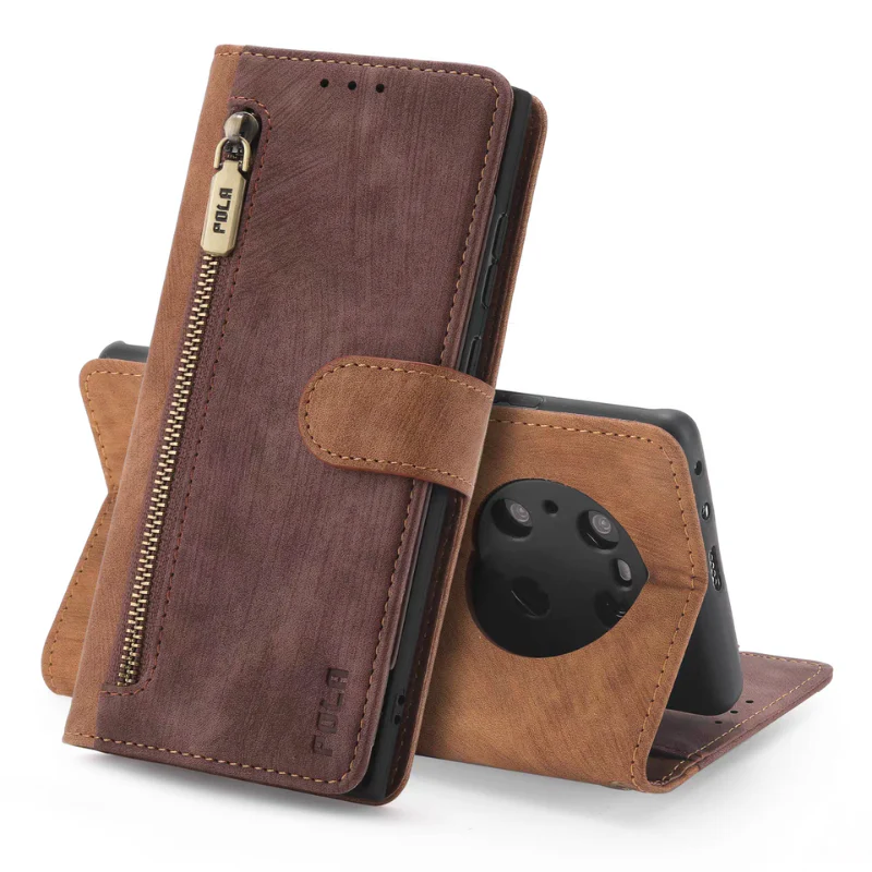 [With Card Solt] Huawei Mate 30/30 5G/E Pro/E Pro 5G/Pro 5G Full-coverage Leather Shockproof Wallet Series Case