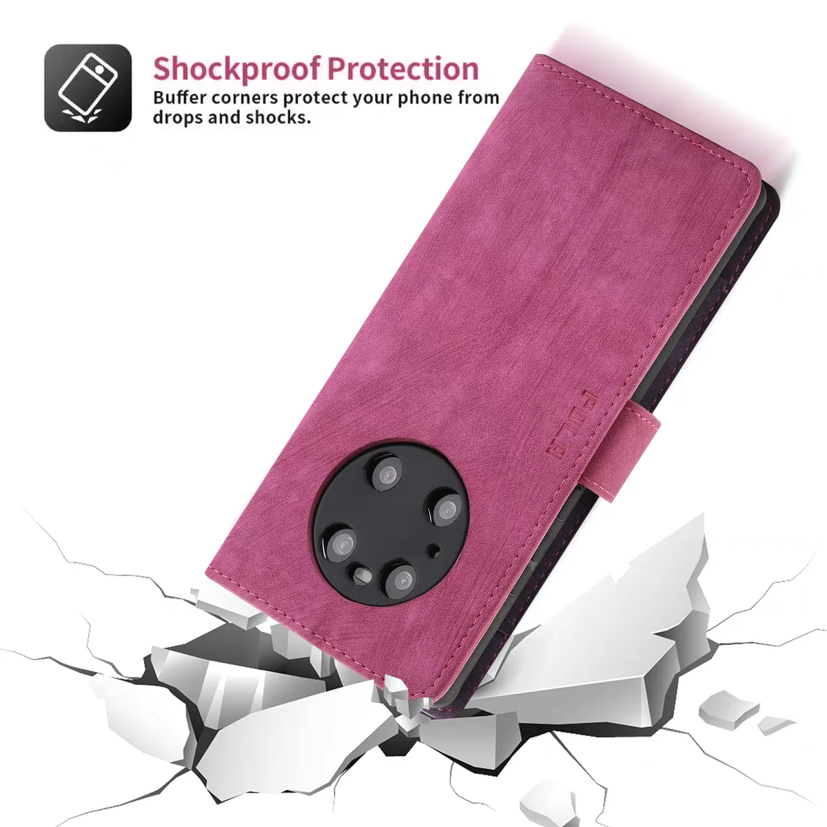 [With Card Solt] Huawei Mate 30/30 5G/E Pro/E Pro 5G/Pro 5G Full-coverage Leather Shockproof Wallet Series Case - Image 8