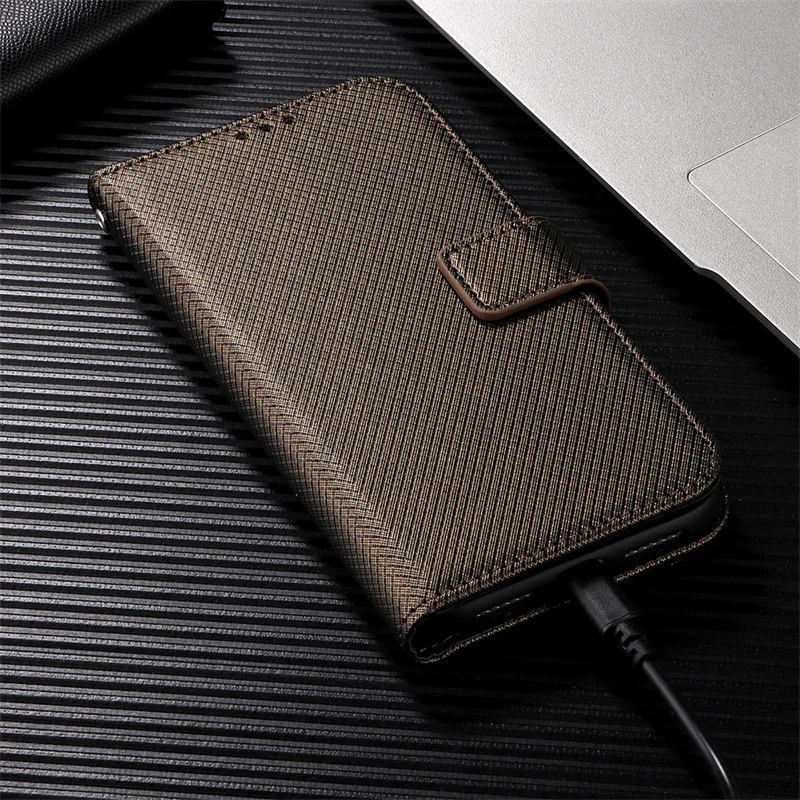 [With Card Solt] Motorola Moto E14/G04/G24/G04 S/G24 Power Premium Luxury Leather Wallet Series Case - Image 11