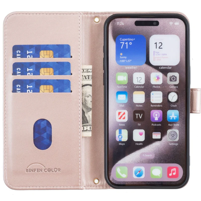 [With Card Solt] Motorola Moto G84 Premium Luxury Leather Wallet Series Case - Image 6