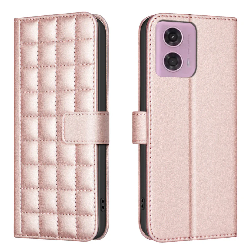 [With Card Solt] Motorola Moto G84 Premium Luxury Leather Wallet Series Case - Image 10