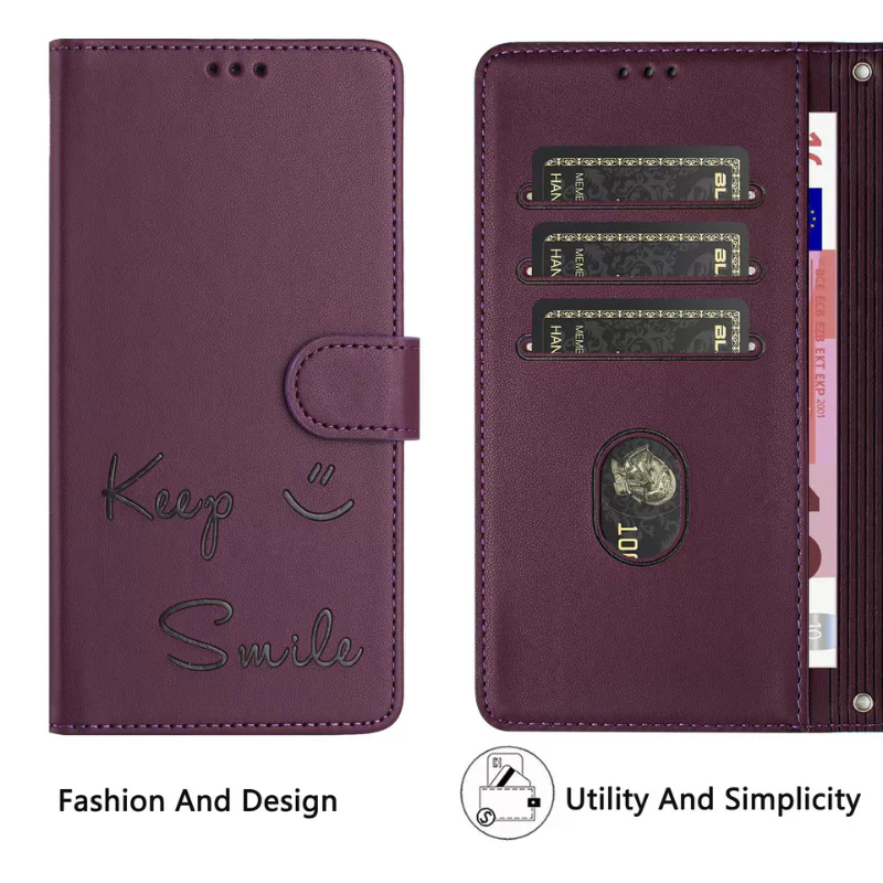 [With Card Solt] OPPO Reno 12/F/Pro Leather Luxury Shockproof Wallet Series Case - Image 10