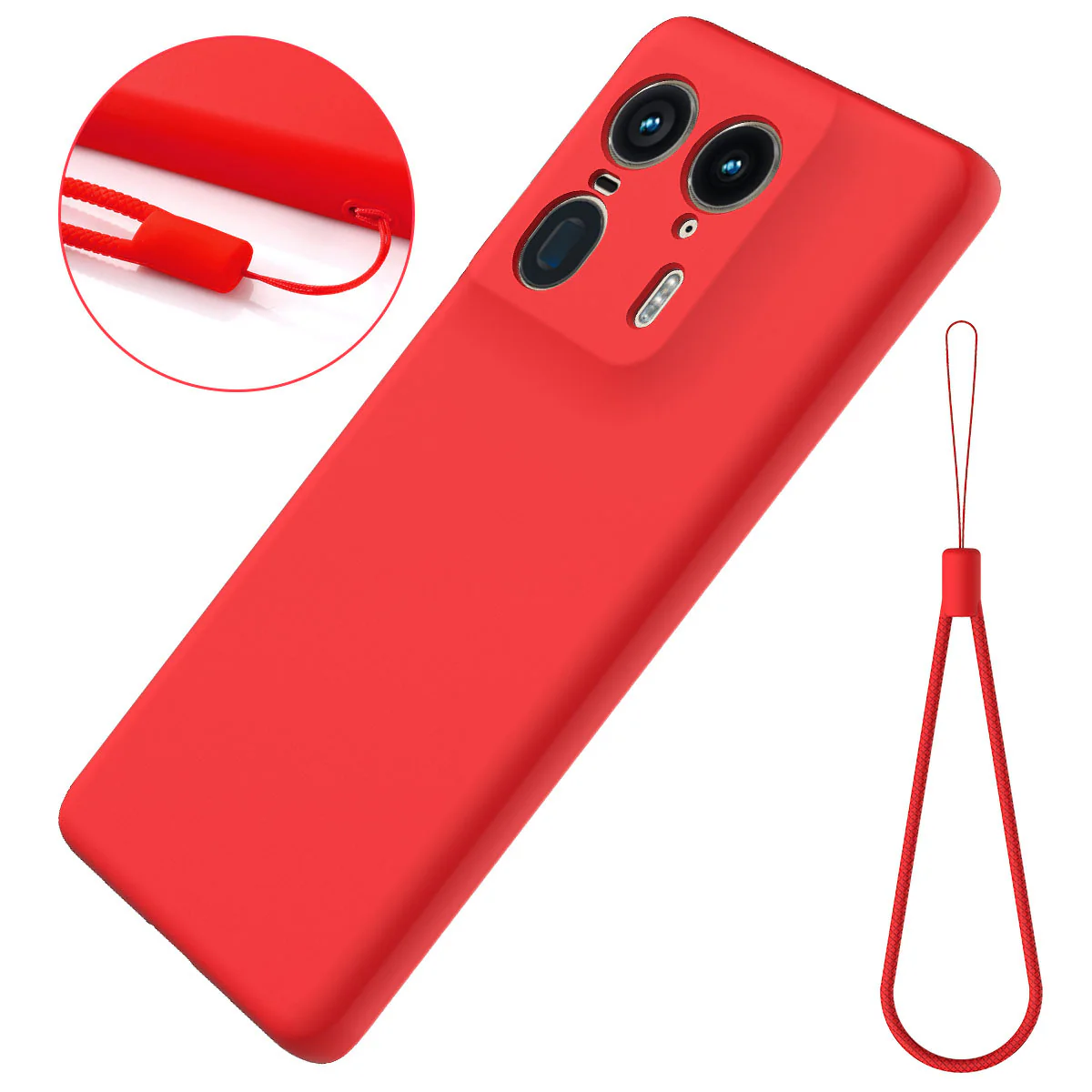 [With Lanyard] Motorola Moto Edge 60/Pro/Fusion - Full Wrap Liquid Silicone Drop-resistant Essentials Series Case - Image 11
